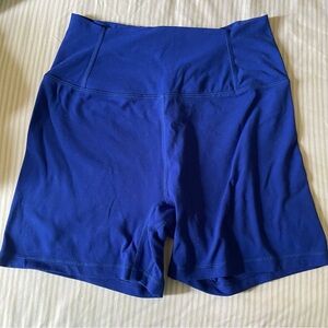Women’s High-Waist Athletic Shorts - Blue